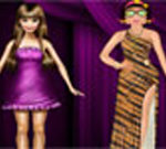 Zoe with Barbie Dress Up