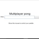 Multiplayer pong