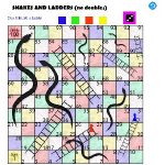 Snakes and Ladders No Doubles
