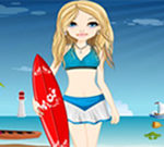 The Surfing Girl Dress Up